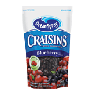 Ocean Spray Craisins blueberry juice infused dried cranberries 5oz