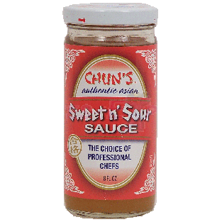 Chun's Authentic Chinese sweet n' sour sauce served with egg rol8fl oz