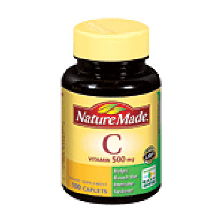 Nature Made Vitamin C Supplement 500 Mg Caplets 100ct