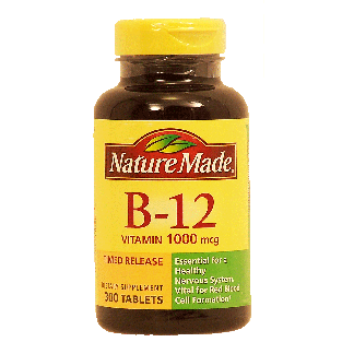 Nature Made  vitamin B-12 vitamin tablet, 1000 mcg, timed release300ct