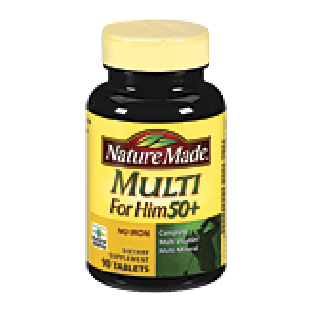 Nature Made Multi for Him 22 key nutrients to support 50+ men's he 90ct
