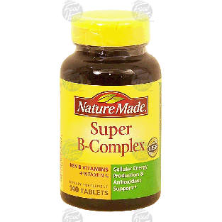 Nature Made  super b-complex dietary supplement tablets  140ct