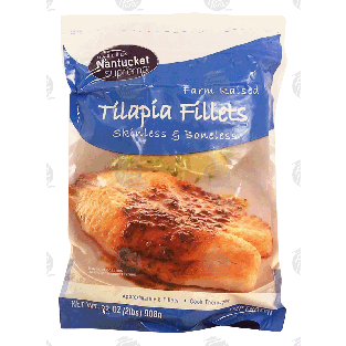 Marless Nantucket Supreme tilapia fillets, skinless & boneless, fa32oz
