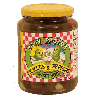 Tony Packo's  pickles & peppers, sweet hots 24fl oz