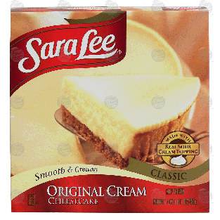 Sara Lee Classic original cream cheesecake 17-oz