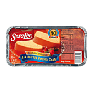 Sara Lee  all butter pound cake 10.75-oz