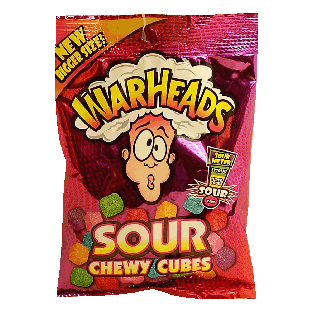 Warheads  sour chewy cubes  5oz