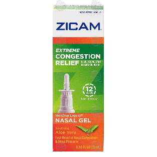 Zicam  extreme congestion relief, no-drip liquid nasal gel, so 0.5fl oz
