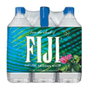 Fiji Water Natural Artesian 1 L 6pk