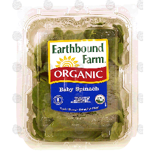 Earthbound Farm  organic baby spinach 5oz