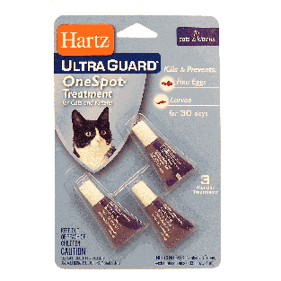 Hartz Ultra Guard one spot treatment for cats and kittens, 3 monthl3ct