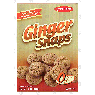 Mrs. Pures  ginger snaps 11oz