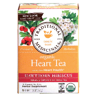 Traditional Medicinals tonic teas organic Heart Tea, hawthorn hi1.13oz