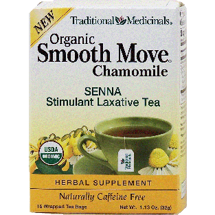 Traditional Medicinals Smooth Move organic chamomile senna stimu1.13oz