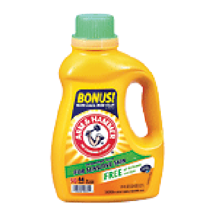 Arm & Hammer  liquid detergent, free of dyes & perfumes, for al75fl oz