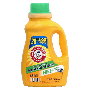 Arm & Hammer  2x ultra liquid detergent, free of perfumes and d50fl oz