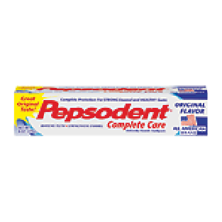 Pepsodent Toothpaste Complete Care Original 6oz