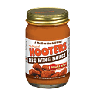 Hooters  bold & spicy bbq wing sauce 12fl oz