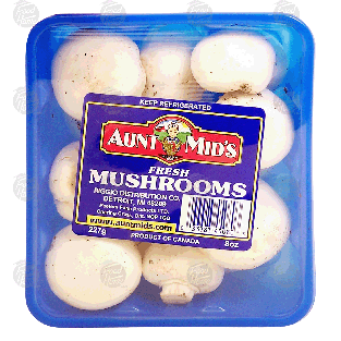 Aunt Mid's  fresh whole mushrooms 8oz