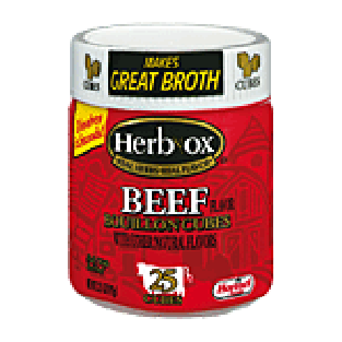 Herb-Ox Bouillon Cubes Beef Bouillon 25 Ct 3.25oz