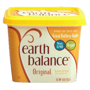 Earth Balance  original buttery spread, 75% vegetable oils 15oz