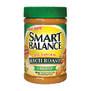 Smart Balance  rich roast, chunky, real peanut butter 16oz