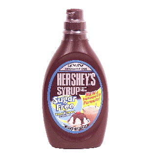 Hershey's  sugar free chocolate syrup 17.5oz