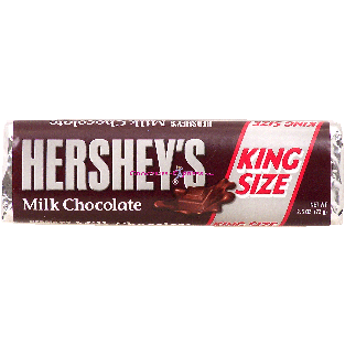 Hershey's  king size milk chocolate candy bar 2.6oz