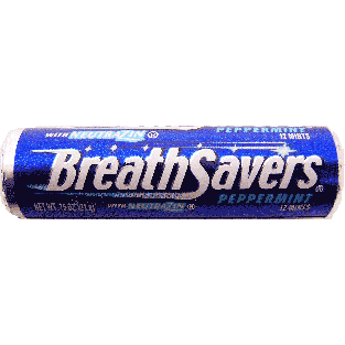 Breath Savers  peppermint breath mints with neutrazin, sugar free 12ct