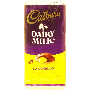Cadbury Dairy Milk caramello; milk chocolate & creamy caramel  4oz