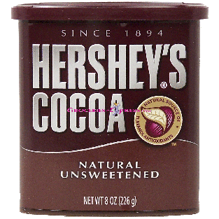 Hershey's Cocoa natural unsweetened cocoa 8oz