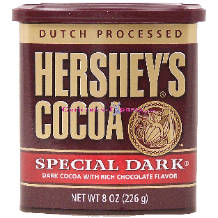 Hershey's Cocoa special dark cocoa with rich chocolate flavor 8oz