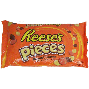 Reese's pieces peanut butter candy in a crunchy shell  15oz