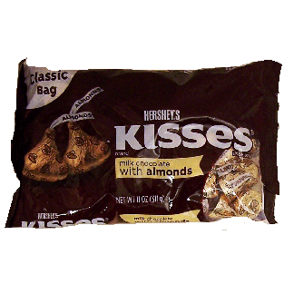 Hershey's Kisses milk chocolate with almonds  11oz