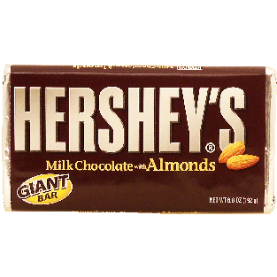 Hershey's Giant Bar milk chocolate with almonds  6.8oz