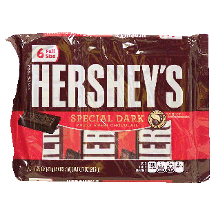 Hershey's Special Dark chocolate candy bar, 6-pack  8.7oz