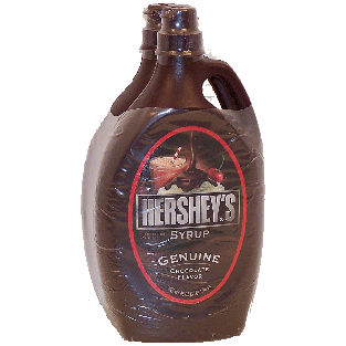Hershey's Genuine chocolate flavor syrup, 2 48-ounce 96oz