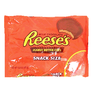 Reese's  milk chocolate peanut butter cups, snack size  10.5oz