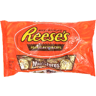 Reese's Miniatures peanut butter cups, snack size  12oz