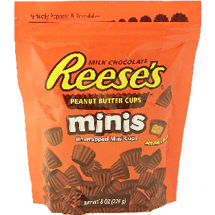 Reese's minis peanut butter cups, unwrapped  8oz