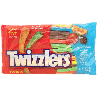 Twizzlers Twists rainbow; strawberry, orange, lemonade, watermel 12.4oz
