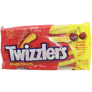Twizzlers Filled Twists sweet & sour cherry kick and citrus punch  11oz