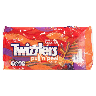 Twizzlers Pull 'n' Peel fruit punch flavored candy  12oz