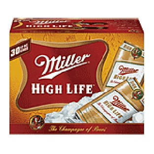 Miller High Life Beer 12 Oz 30pk