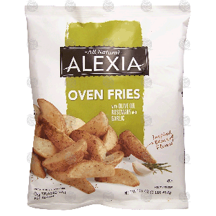 Alexia  oven fries with olive oil, rosemary & garlic 16-oz