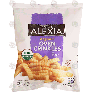 Alexia organic oven crinkles with sea salt 16-oz