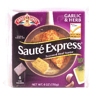 Land O Lakes(R) Saute Express seasoned meal starter, garlic & herb,6oz