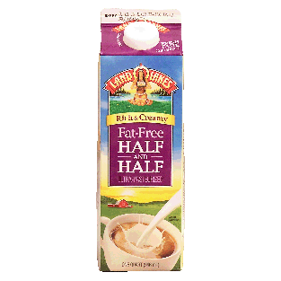 Land O Lakes(R)  rich & creamy fat-free half and half, ultra-pasteu1qt