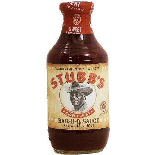 Stubb's  sweet heat bar-b-q sauce 18oz
