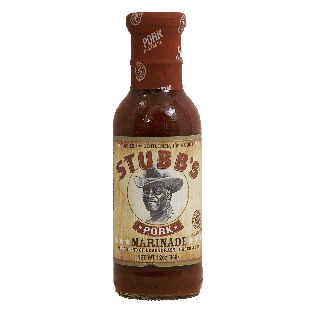 Stubb's  pork marinade, spicy blend of lemongrass, ginger & soy 12oz